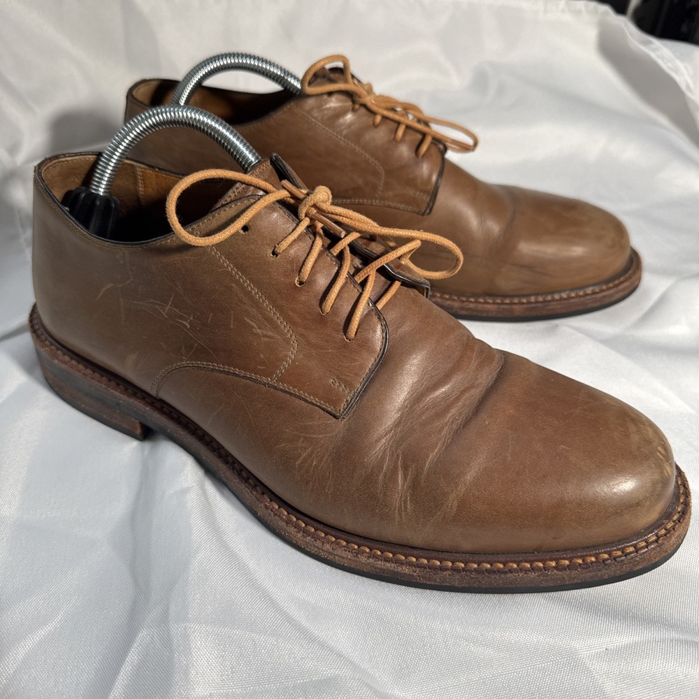 Beckett Simonon 10 Mens Leather Brown Shoes  Good Condition